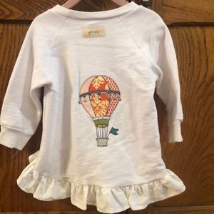 Persnickety balloon high low sweatshirt